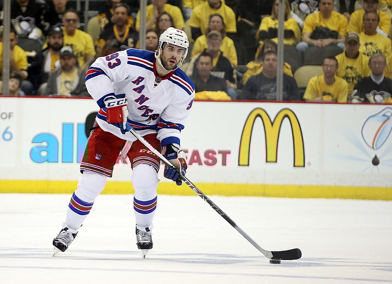 NHL: Stanley Cup Playoffs-New York Rangers at Pittsburgh Penguins