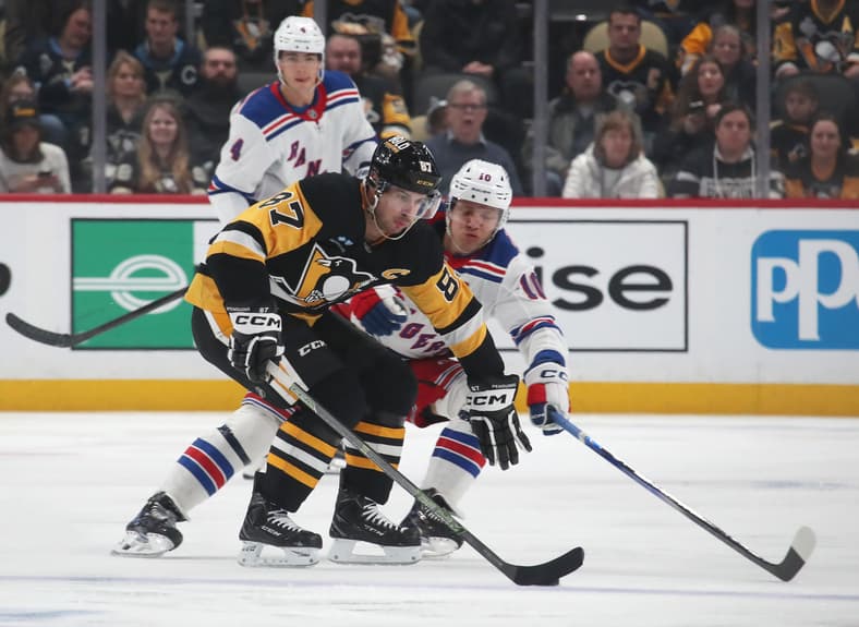 NHL: New York Rangers at Pittsburgh Penguins