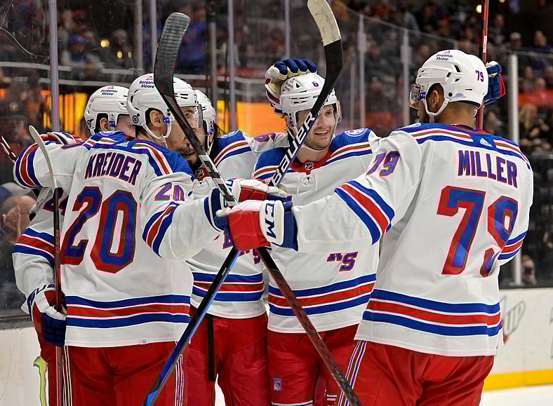 NHL: New York Rangers at Anaheim Ducks