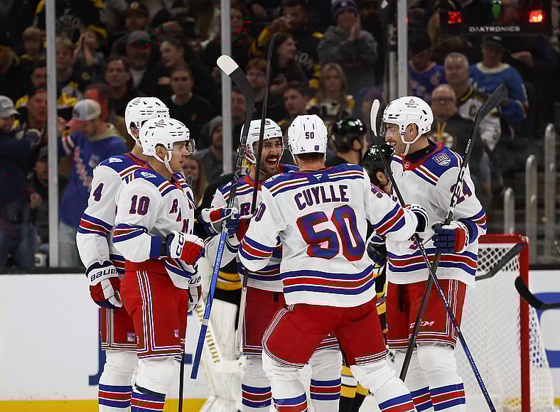 NHL: New York Rangers at Boston Bruins