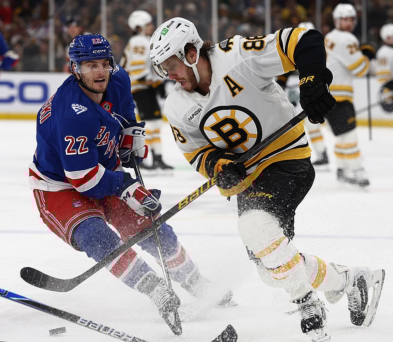 NHL: New York Rangers at Boston Bruins