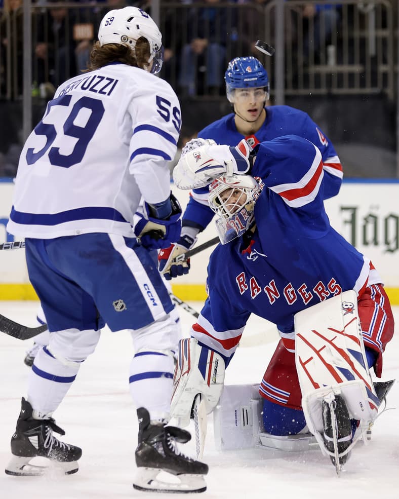 NHL: Toronto Maple Leafs at New York Rangers