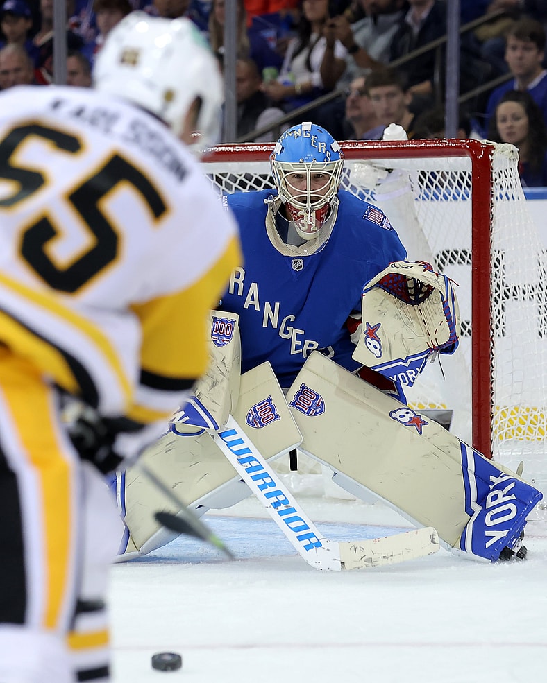 NHL: Pittsburgh Penguins at New York Rangers