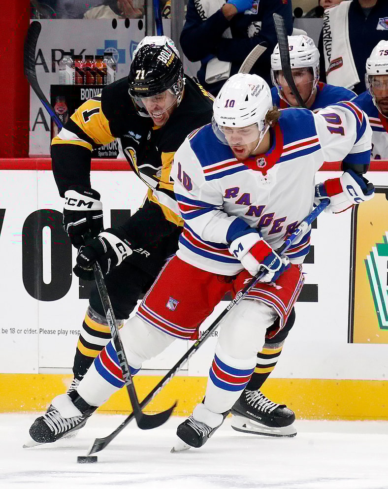 NHL: New York Rangers at Pittsburgh Penguins