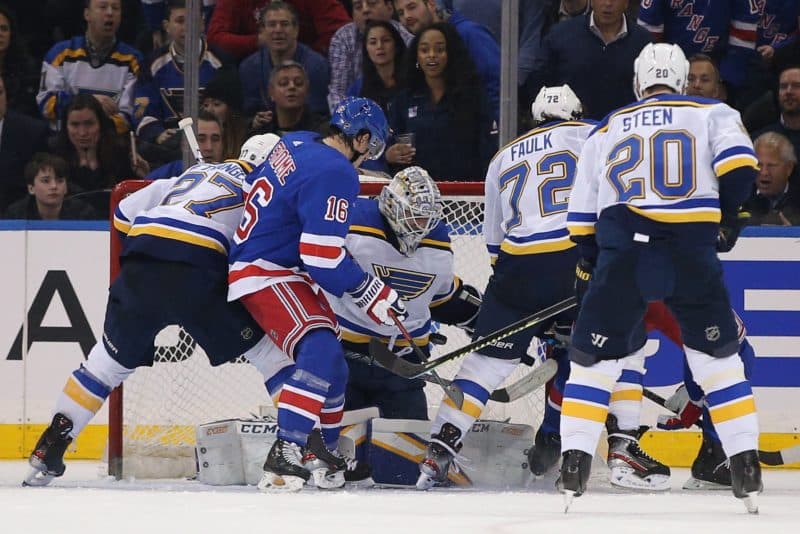 rangers vs blues