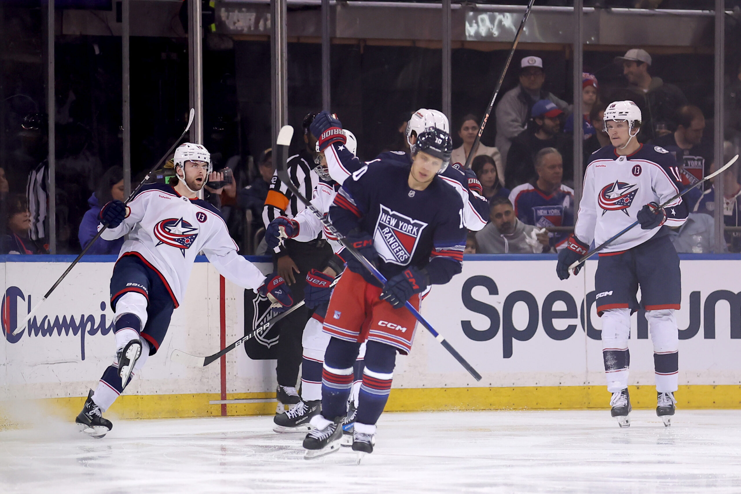 Winners, losers from Rangers brutal 7-3 loss to Adam Fantilli