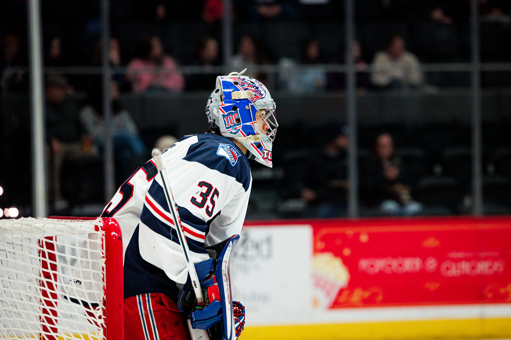 Rangers goalie prospect having ‘blast,’ stars after call up to AHL Hartford