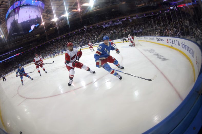NHL: Carolina Hurricanes at New York Rangers