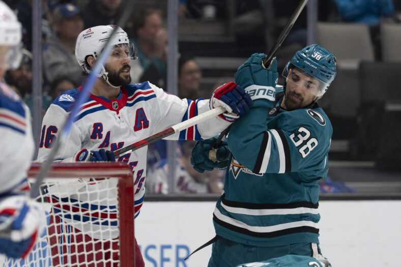 NHL: New York Rangers at San Jose Sharks
