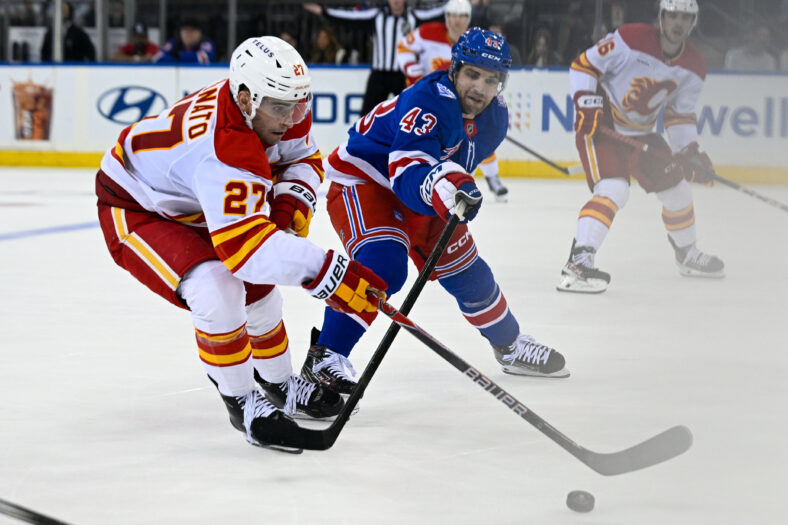NHL: Calgary Flames at New York Rangers