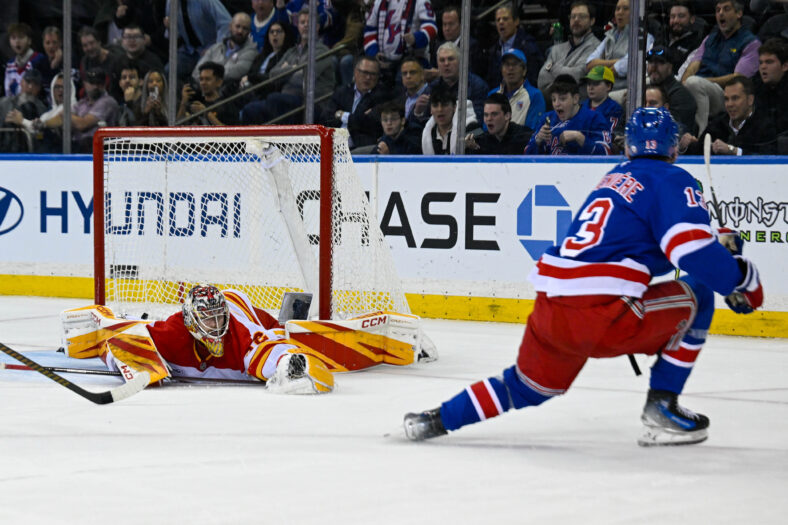 NHL: Calgary Flames at New York Rangers