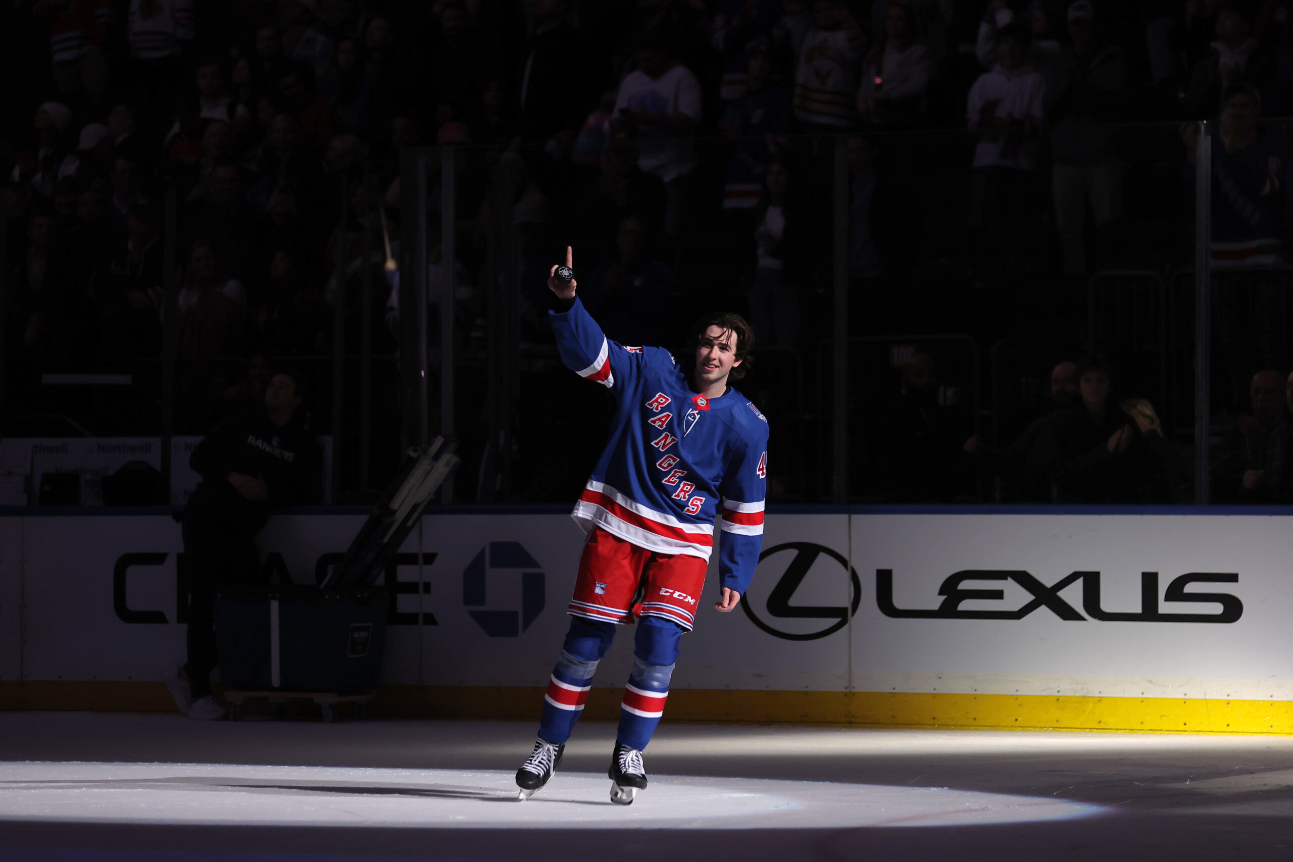 ‘An unbelievable feeling’: Drew Fortescue helps Rangers win in NHL debut