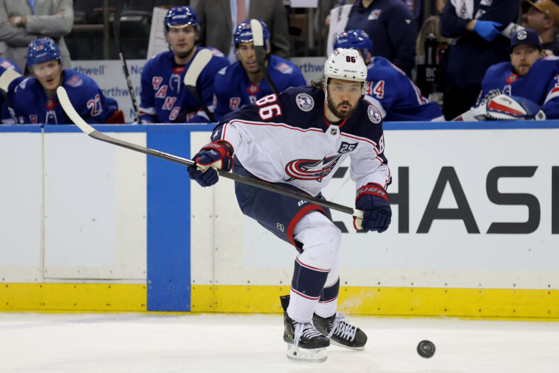 NHL: Columbus Blue Jackets at New York Rangers