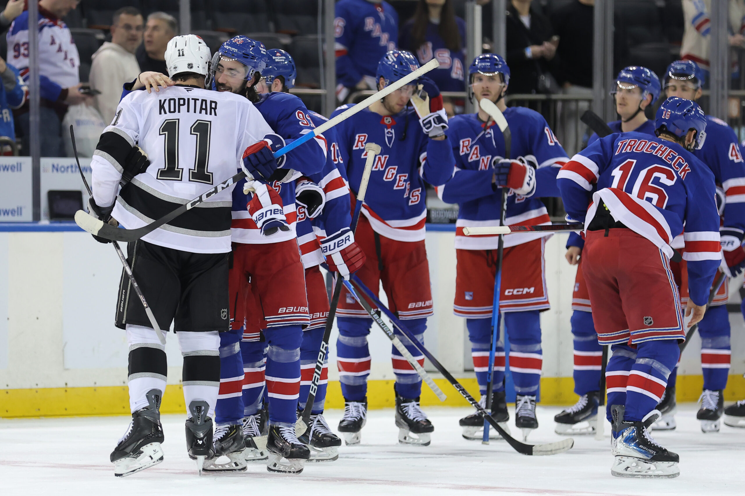 Rangers pay respects to Kings legend Anze Kopitar: ‘He’s an inspiration’