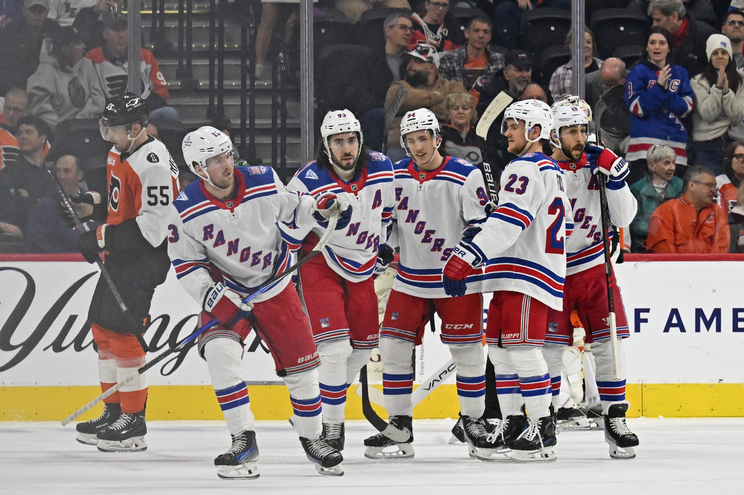 Rangers new top line a handful, taking off with ‘complementary skill sets’