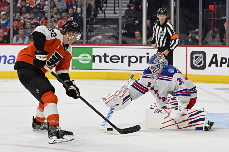 NHL: New York Rangers at Philadelphia Flyers