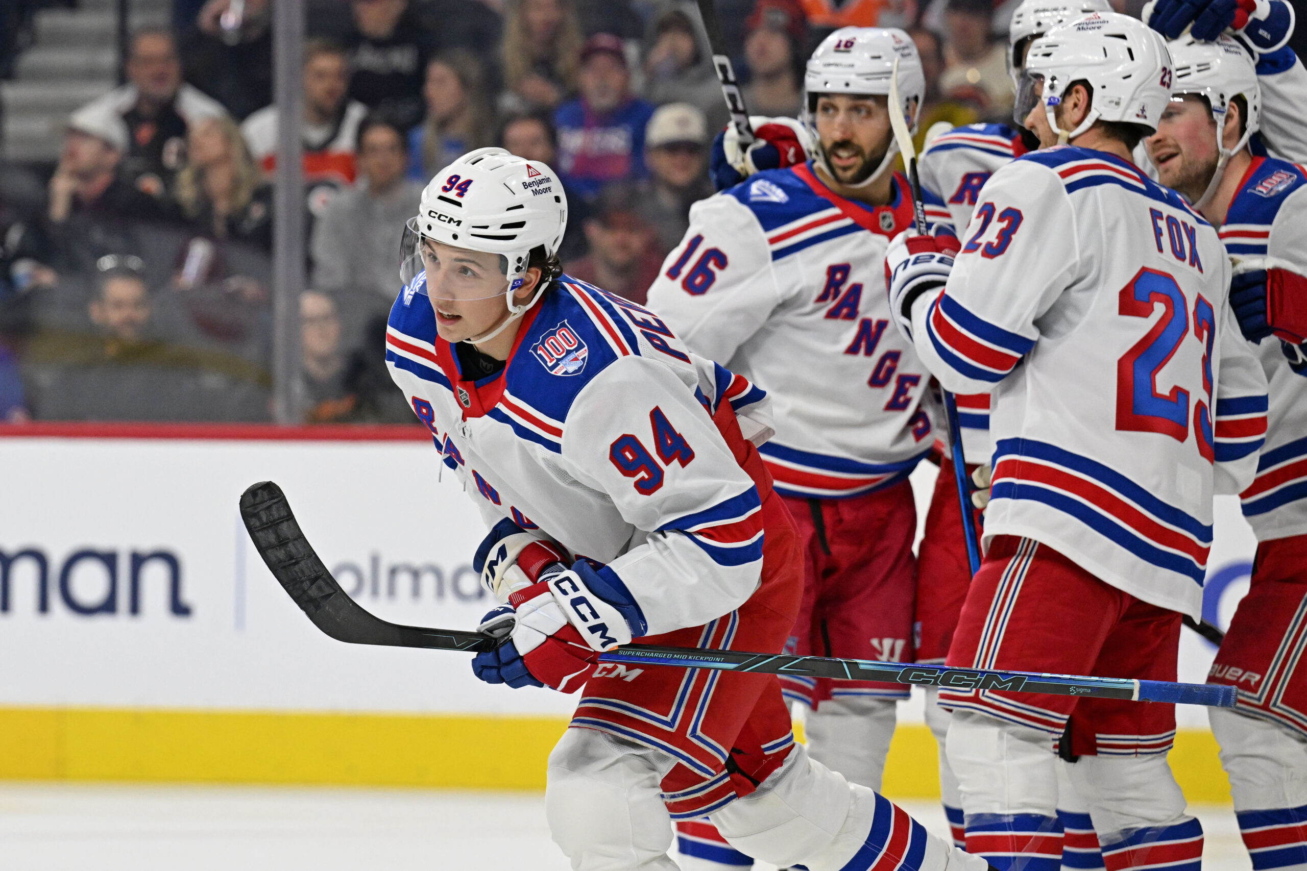Rangers coach removes hot rookie from potent power play in puzzling choice