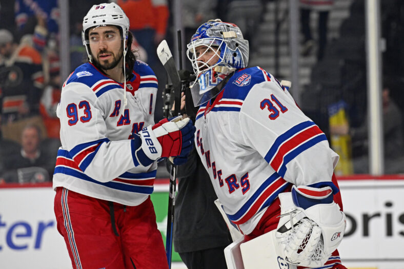 NHL: New York Rangers at Philadelphia Flyers