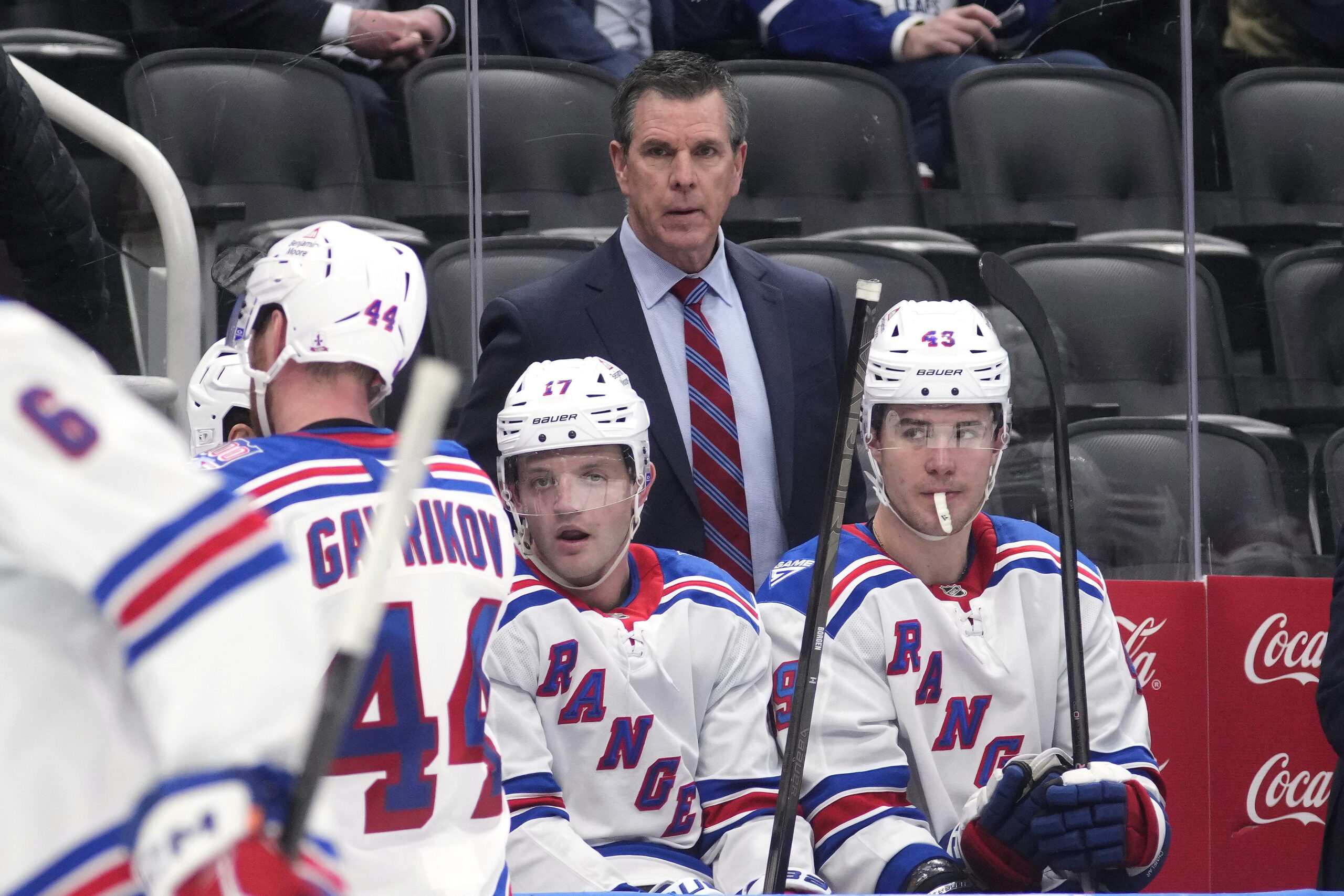 Rangers coach reacts to playoff miss: ‘nobody’s thrilled with where we’re at’
