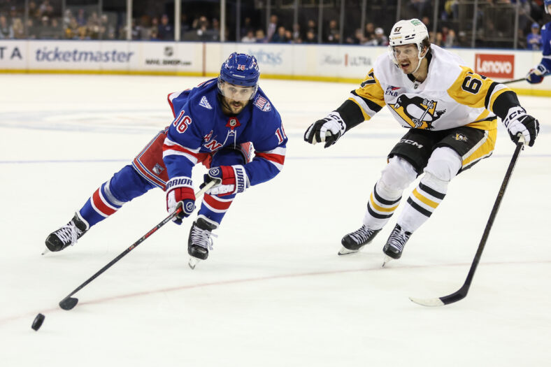 NHL: Pittsburgh Penguins at New York Rangers