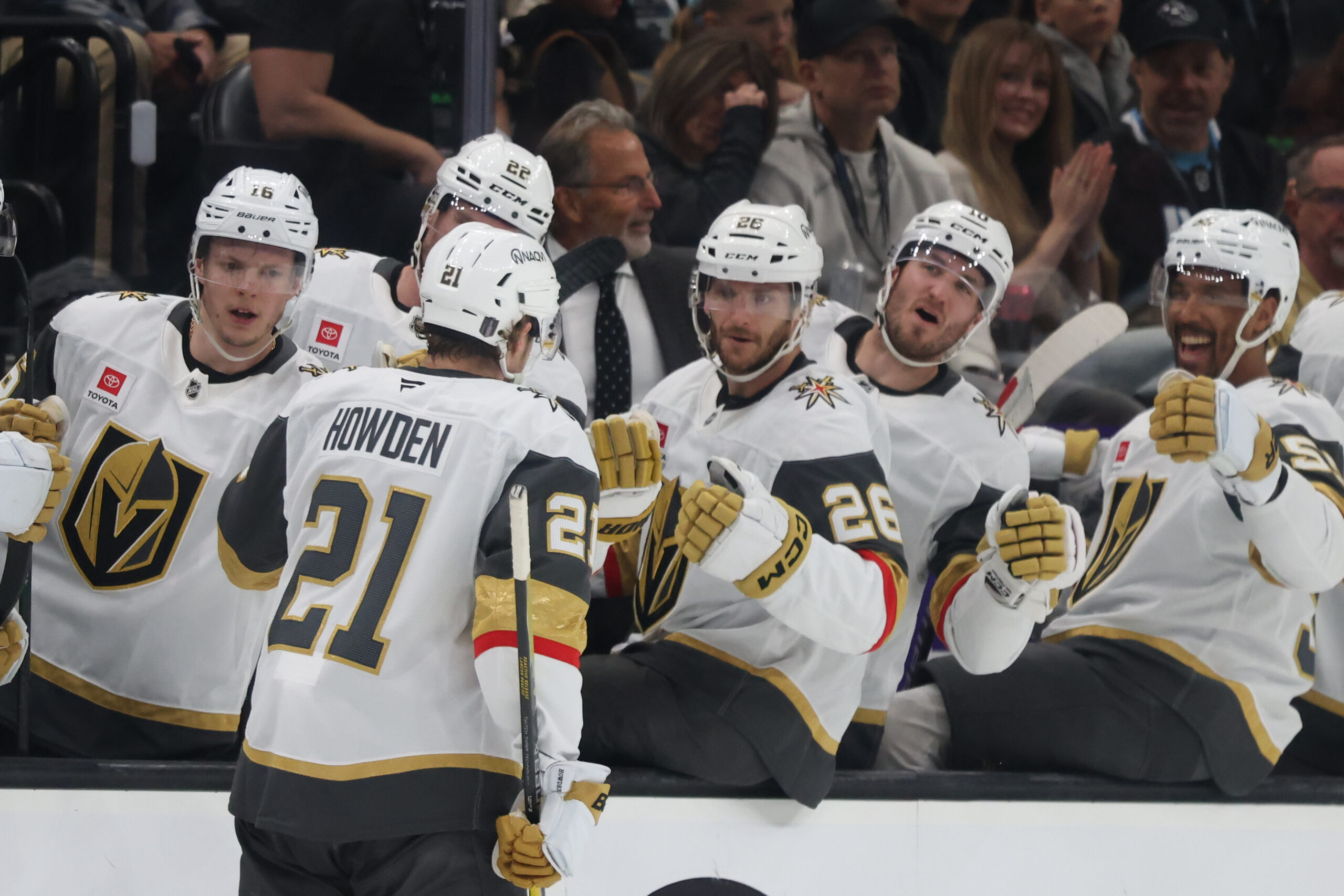 Ex-Rangers center Brett Howden scores Game 1 winner for Vegas in West final